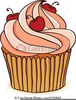 Cupcake Sketch Clipart Image