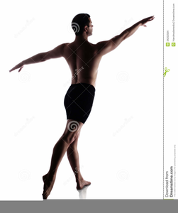 Male Ballet Dancer Clipart Image