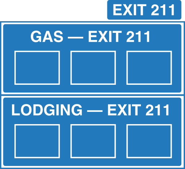 clip art highway exit sign - photo #10