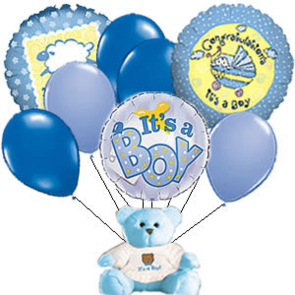 teddy bear with balloons clipart - photo #3