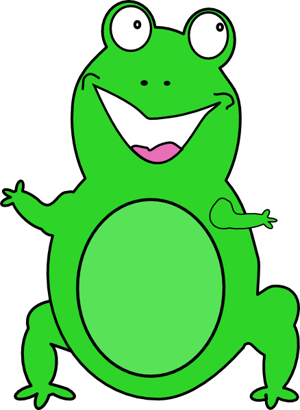 clipart cartoon frogs - photo #10