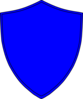 Royal Blue Shield Clip Art