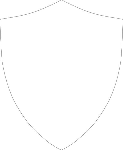 blank shield outline. Shield Outline Large Hi image