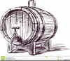 Wine Cask Clipart Image
