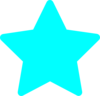 Star-light Blue Clip Art