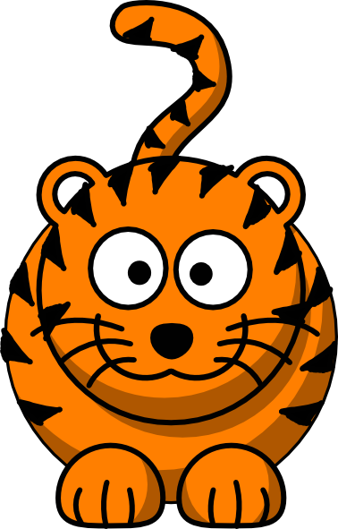 free cartoon tiger clipart - photo #3
