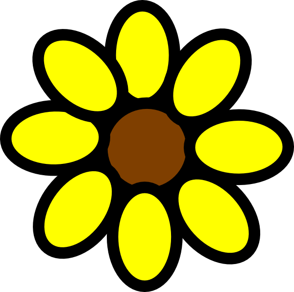 free clip art sunflowers flowers - photo #49