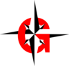 Gis Compass Rose Red Clip Art