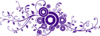 Purple Flourish Clip Art