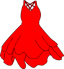 Red Dress Clip Art