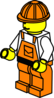 Lego Construction Worker Clip Art