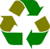 Simple Green Recycle Logo Clip Art
