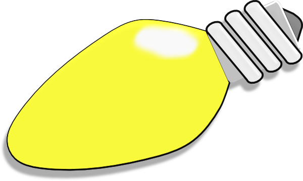 Christmas Lightbulb Clip Art at vector clip