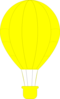 Yellow Hot Air Balloon Clip Art