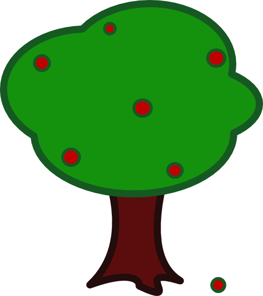 clipart of an apple tree - photo #17