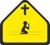 Prayer Zone Sign Clip Art