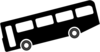 Bus Left Two Clip Art
