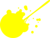 Yellow Splat 1 Clip Art