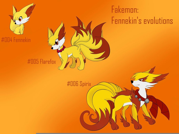 Fennekin Evolution Chart