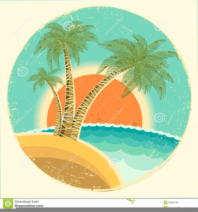 Tropical Beach Clipart Free Image