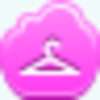 Free Pink Cloud Hanger Image