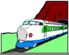 Animated Trains Clipart Image