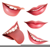 Smile Lips Cartoon Image