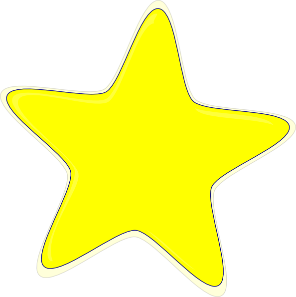 Yellow Star Clip Art at Clker.com - vector clip art online, royalty