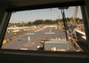 The Flight Deck Of The Uss Abraham Lincoln (cvn 72) Is Transformed Into A Construction Site During A Planned Incremental Availability (pia) Image