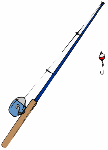 fish pole clipart - photo #5