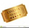 Gold Ticket Free Clipart Image