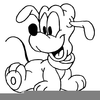 Mickey Mouse And Pluto Clipart Image