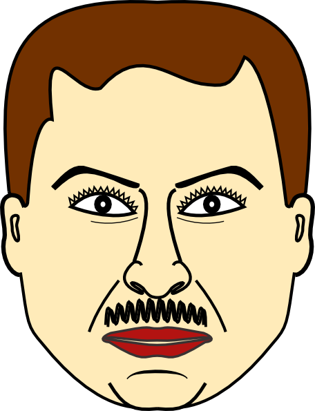 Man Face Clip Art at  - vector clip art online, royalty