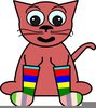 Silly Sock Clipart Image