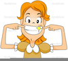 Sparkling Smile Clipart Image