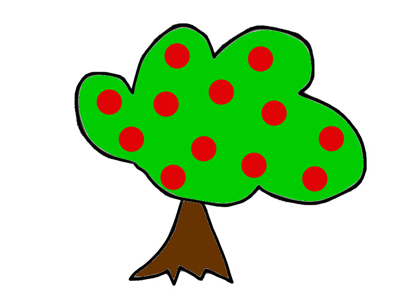 free clipart of apple tree - photo #49