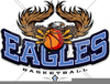Eagle With Football Clipart Image