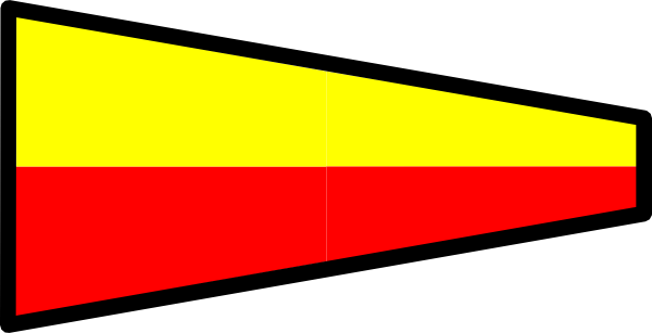 clipart yellow flag - photo #29