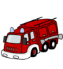 Red Fire Truck Clip Art