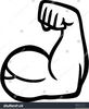 Bicep Curl Clipart Image