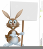Free Cute Easter Bunny Clipart Image