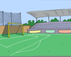 Clipart Soccer Field Image