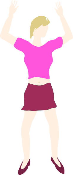 Dance Girl Clip Art at Clker.com - vector clip art online, royalty free