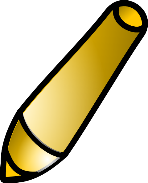 yellow crayon clipart - photo #12