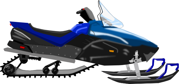 Snowmobile clip art - vector clip art online, royalty free & public domain