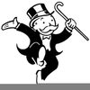 Monopoly Railroad Clipart Image