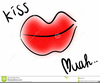 Free Animated Kiss Clipart Image
