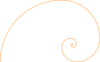 Fibonacci Spiral Orange Clip Art