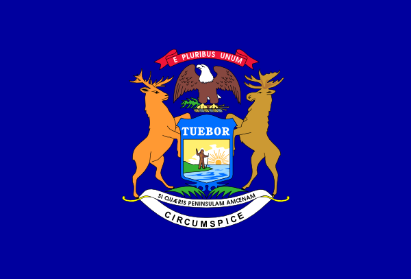 Us Michigan Flag Clip Art at Clker.com - vector clip art online
