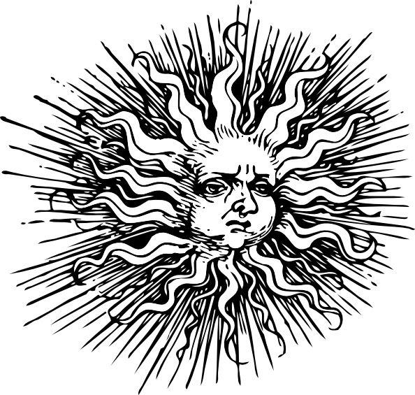 Ornate Sun Clip Art at Clker.com - vector clip art online, royalty free